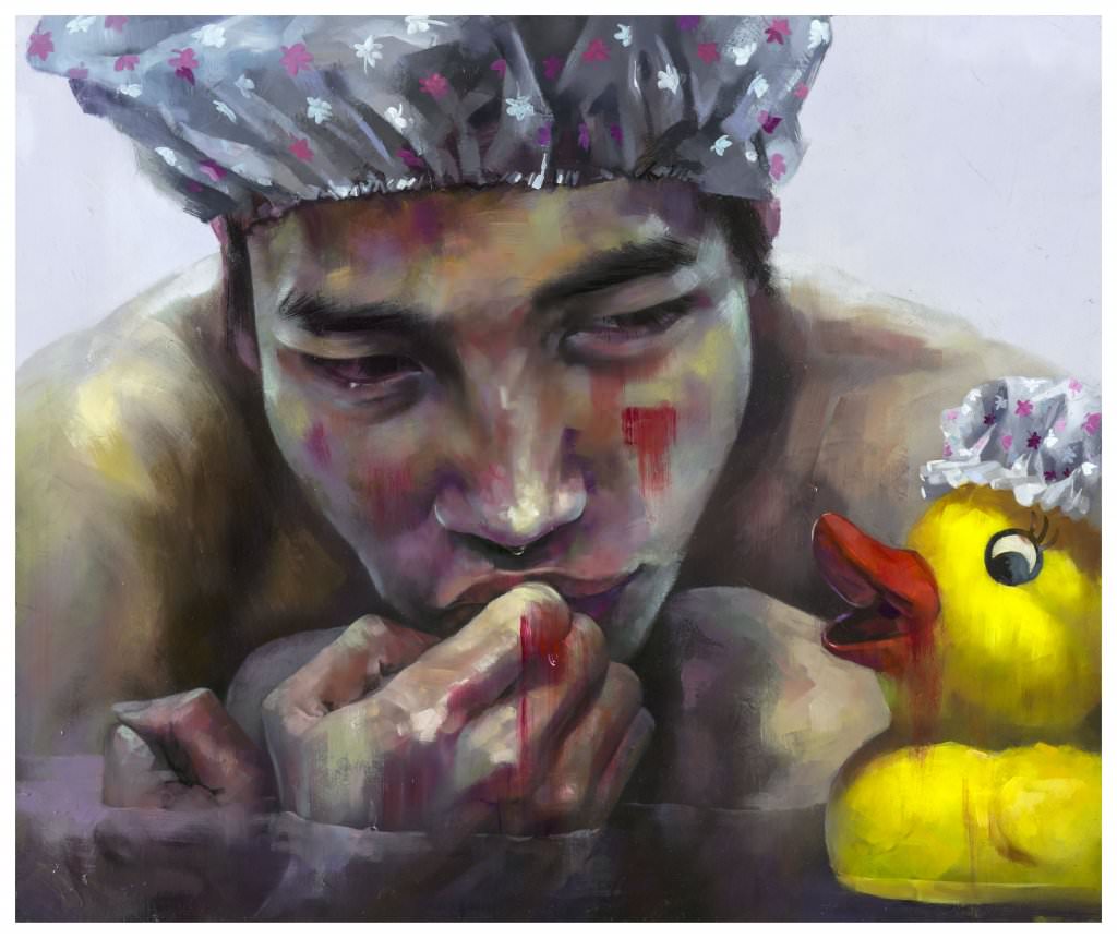 尤瑋毅 「游」戲人間-20 油彩 畫布 60.5x72.5 cm 2015 (1)