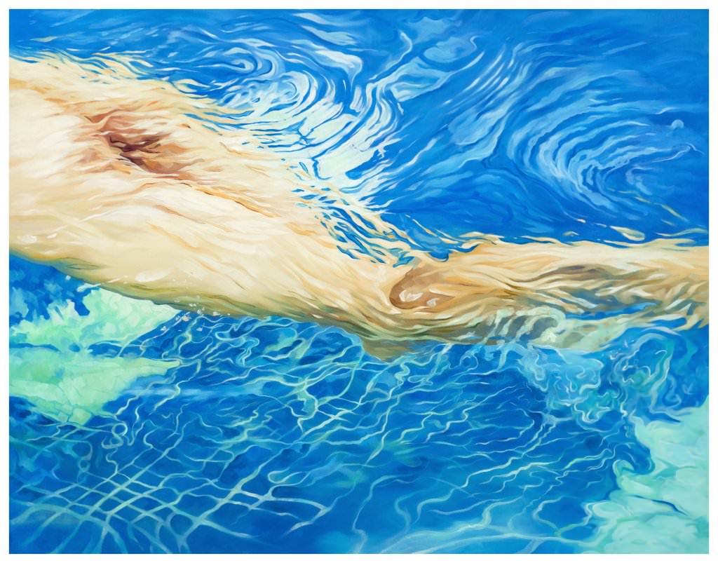 尤瑋毅 「游」戲人間-24 油彩 木板 畫布 91x116.5 cm 2015